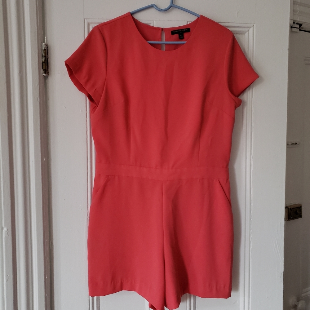 Banana Republic Coral Romper